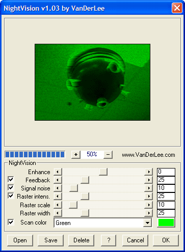 Photoshop plugins and filters - Home / Freeware / NightVision ...